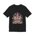 Haunted House Halloween Tee – Spooky Pumpkin & Ghost Graphic T-Shirt